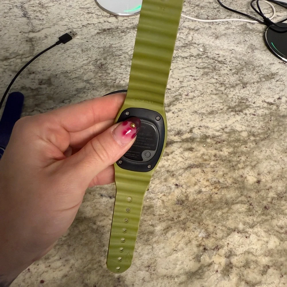 Disney Olive Green Wristband with Iconic Logo